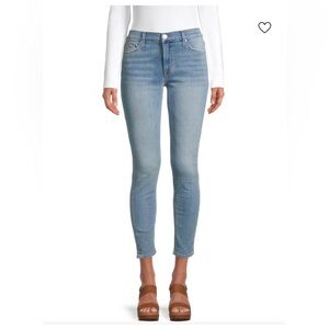 NWT Hudson‎ midrise Natalie super skinny ankle light wash size 28